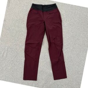 Black Diamond Ultimate Climb Pants Womens Small Bordeaux Burgundy Hiking Outdoor